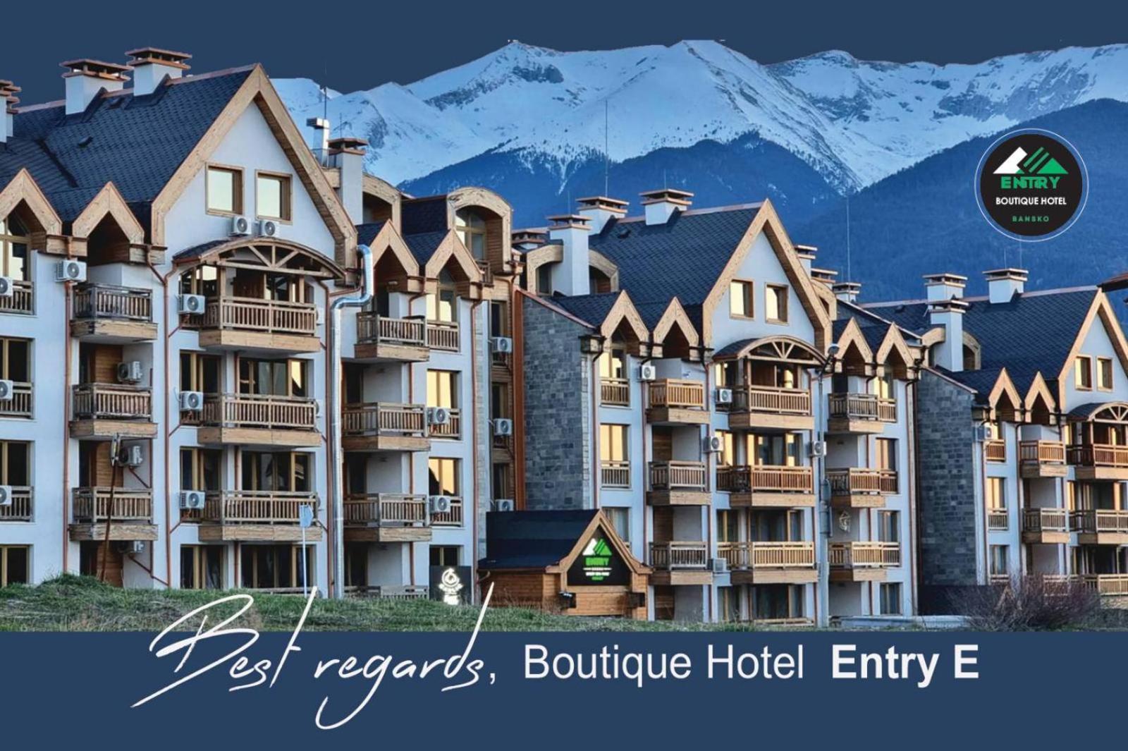 Boutique Hotel Entry E Bansko Zewnętrze zdjęcie